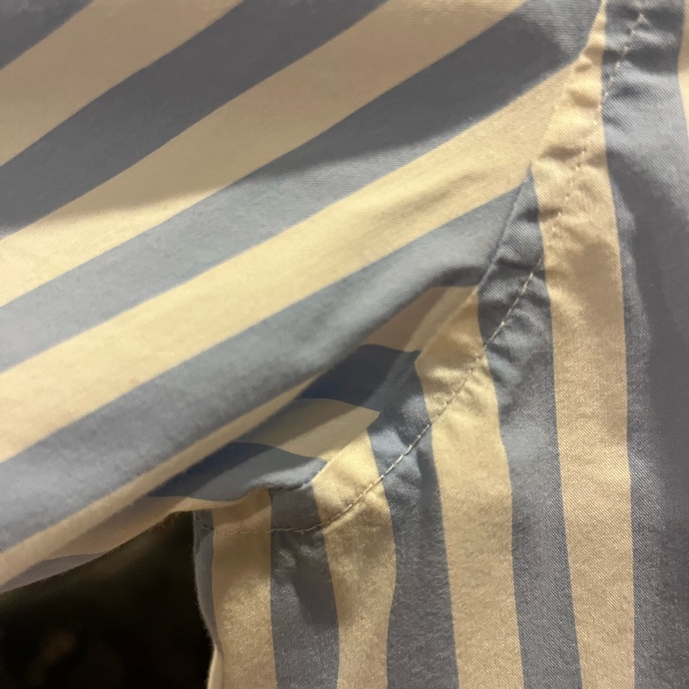 Blue Striped Button Down - image 7